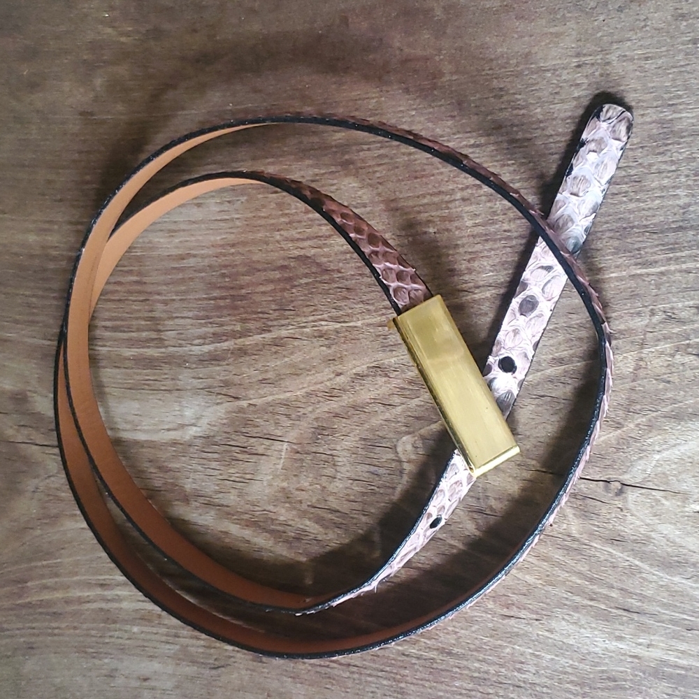 Belt- genuine python by Leighelena